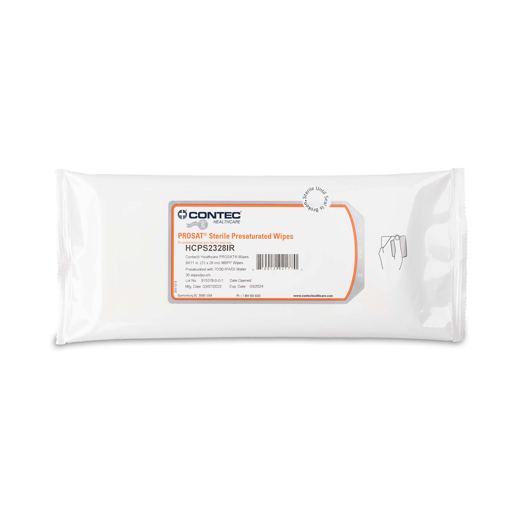 PROSAT Sterile HCPS2328IR Wipes Prosat Sterile Hcps2328ir Wipes